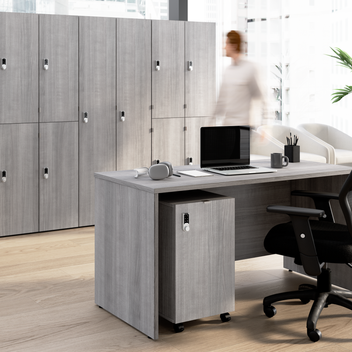 Assure Mobile File Cabinet with Drawers and Keypad Lock