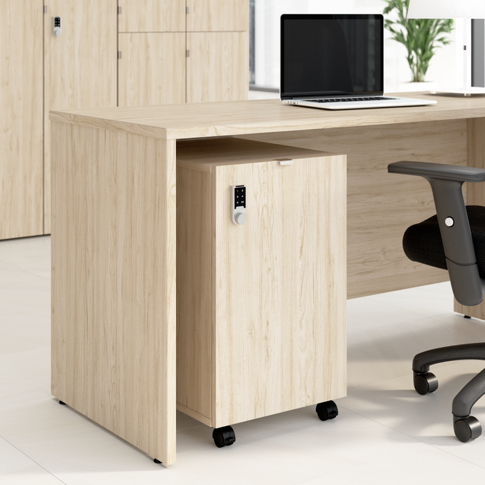 Assure Mobile File Cabinet with Drawers and Keypad Lock
