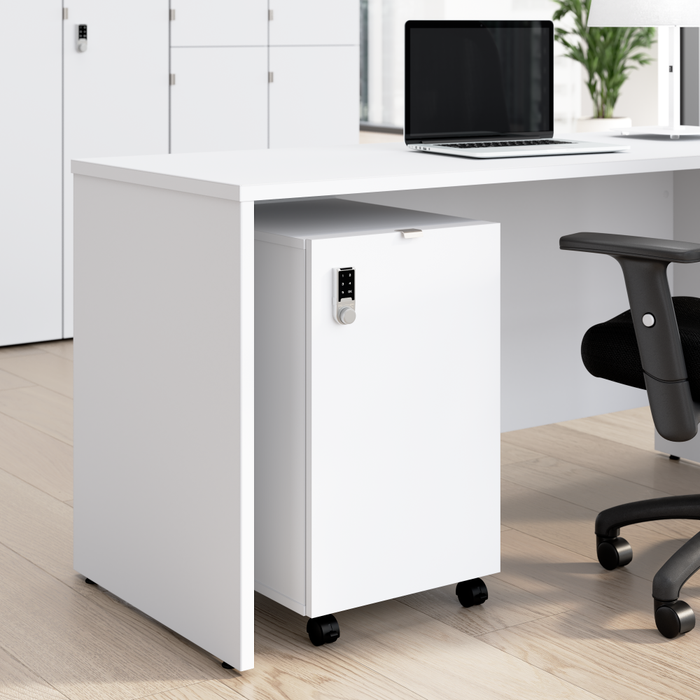 Assure Mobile File Cabinet with Drawers and Keypad Lock