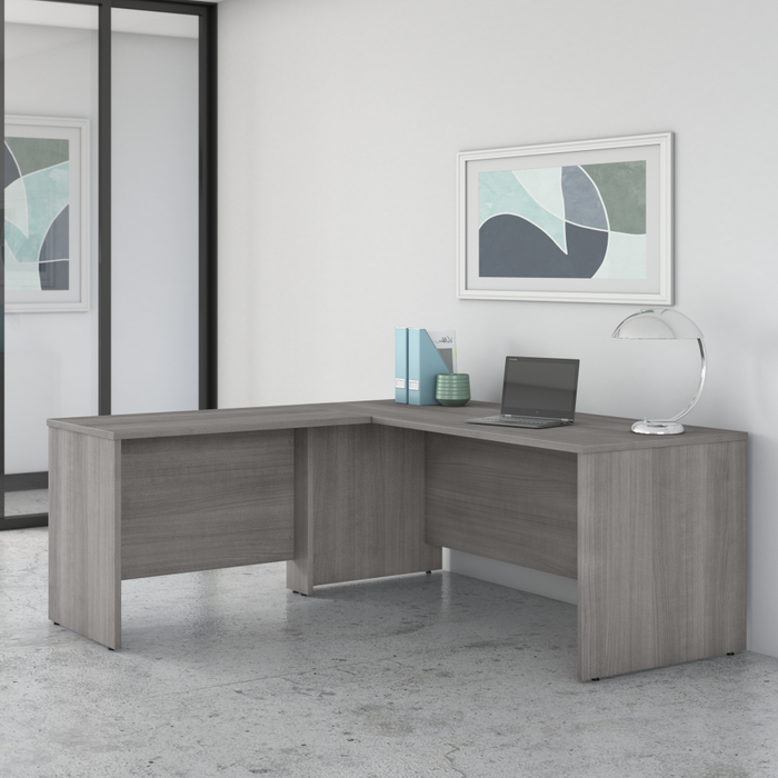 Studio C 72W x 30D L Shaped Desk with 42W Return