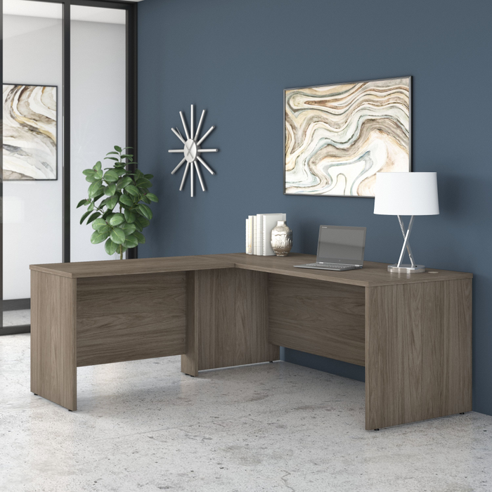Studio C 72W x 30D L Shaped Desk with 42W Return