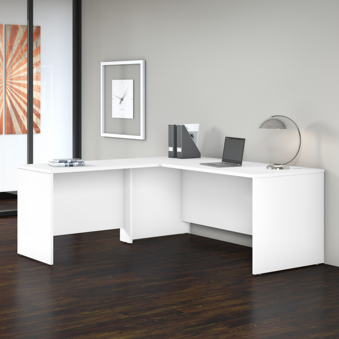 Studio C 72W x 30D L Shaped Desk with 42W Return