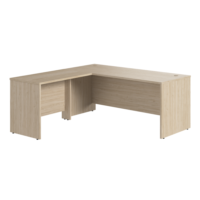 Studio C 72W x 30D L Shaped Desk with 42W Return