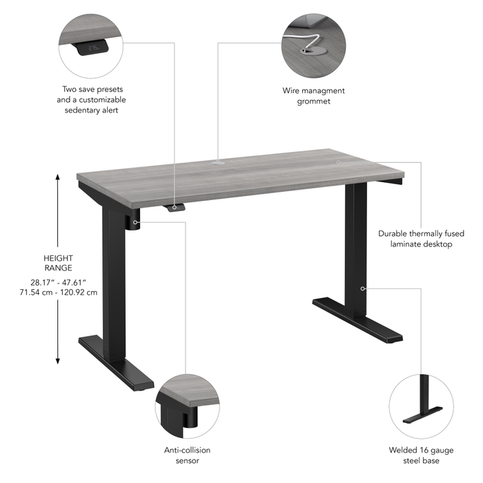 Move 40 Series 48W x 24D Electric Height Adjustable Standing Desk