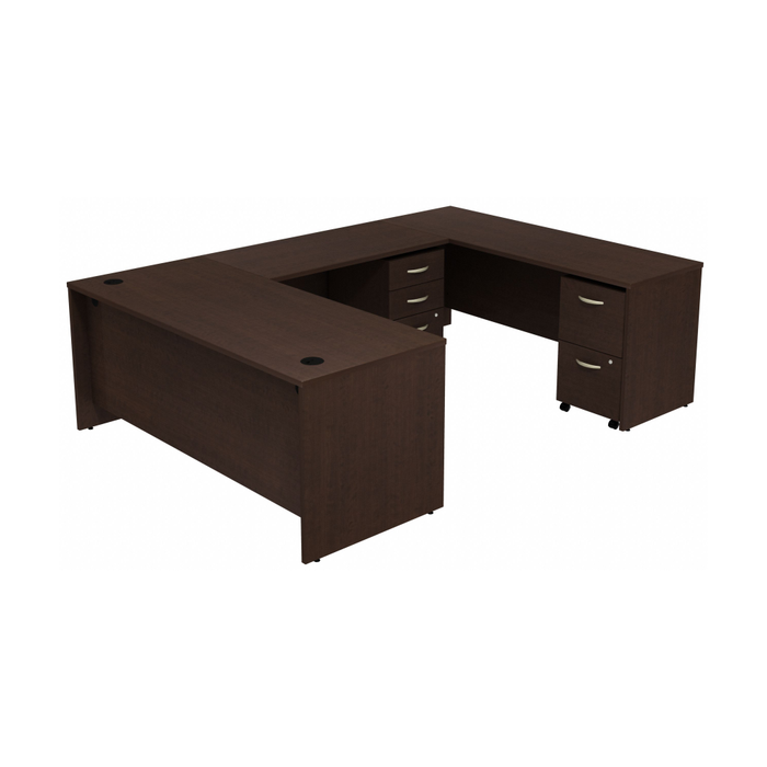 Series C U Shaped Desk with 2 Mobile Pedestals