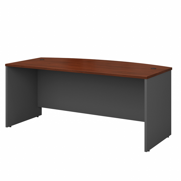 Series C 72W x 36D Bow Front Desk