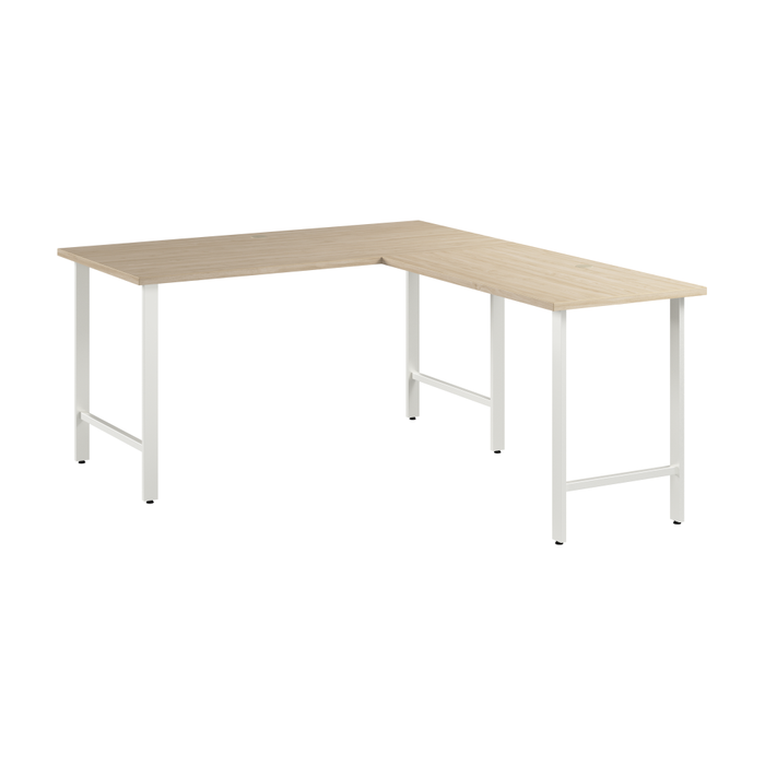 Hustle 60W x 30D L Shaped Computer Desk with Metal Legs