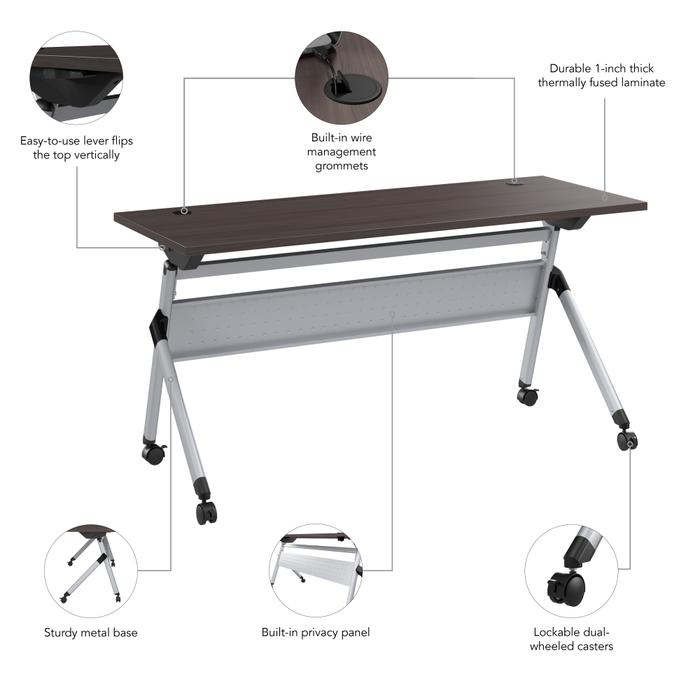 Envision 60W Folding Training Table