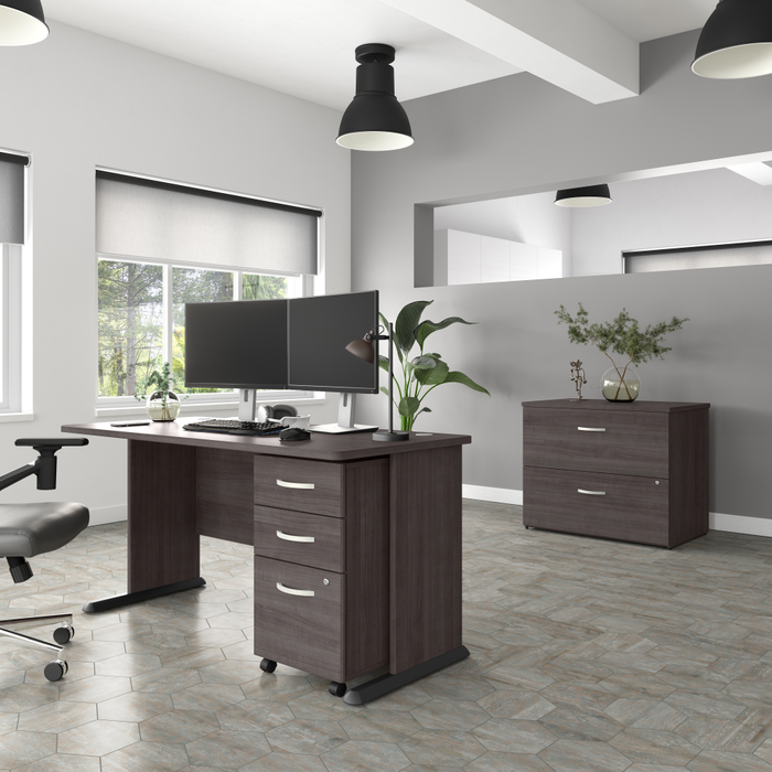 Studio A 2 Drawer Lateral File Cabinet - Assembled