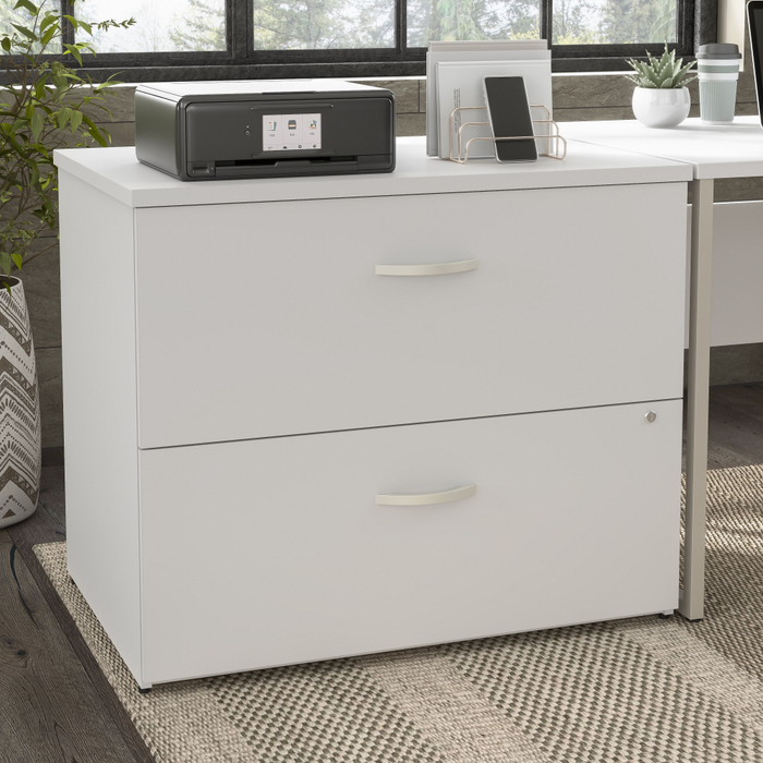 Hybrid 2 Drawer Lateral File Cabinet - Assembled