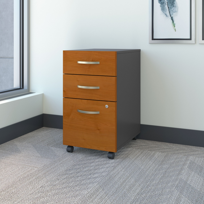 Series C 3 Drawer Mobile File Cabinet - Assembled