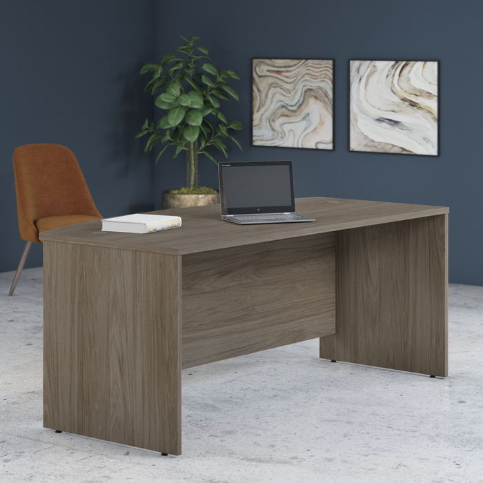 Studio C 72W x 36D Bow Front Desk