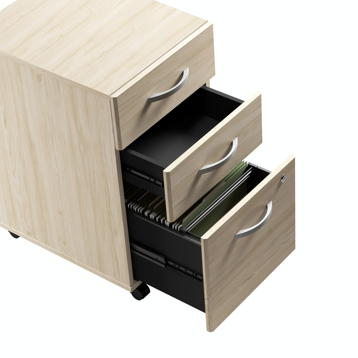 Studio C 3 Drawer Mobile File Cabinet