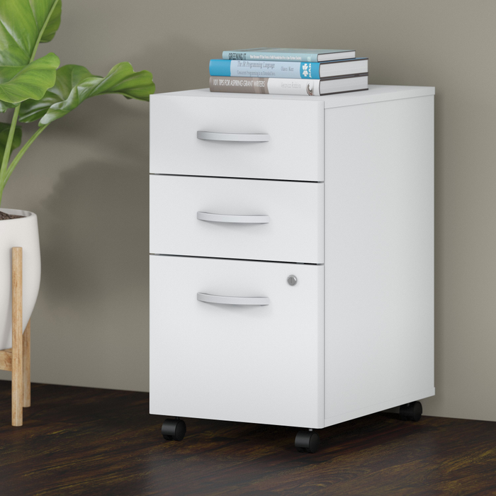 Studio C 3 Drawer Mobile File Cabinet