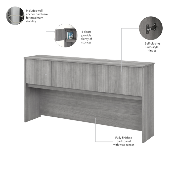 Studio C 72W Desk Hutch