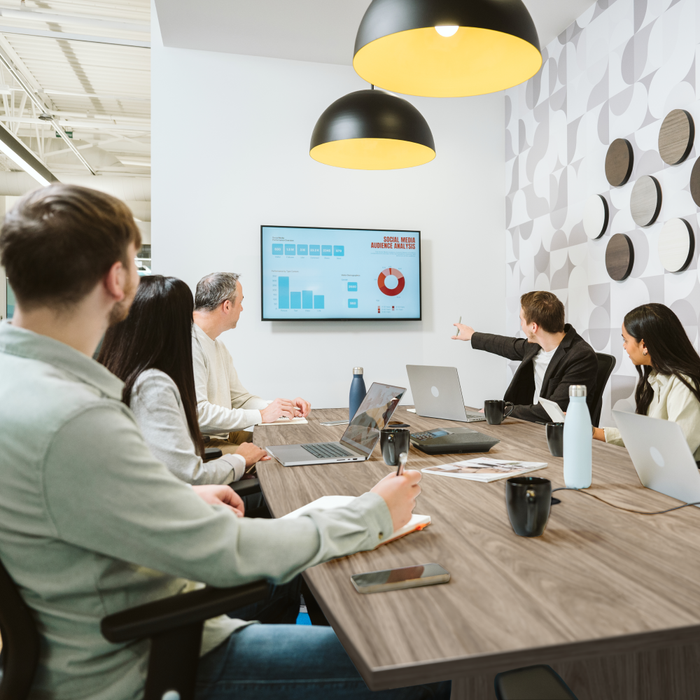 120-inch Office Conference Table with Wood Base