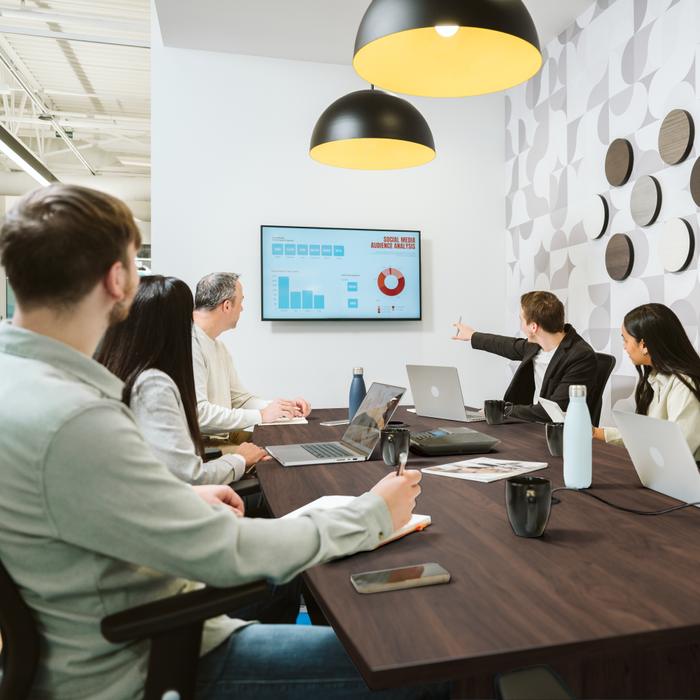 120-inch Office Conference Table with Wood Base
