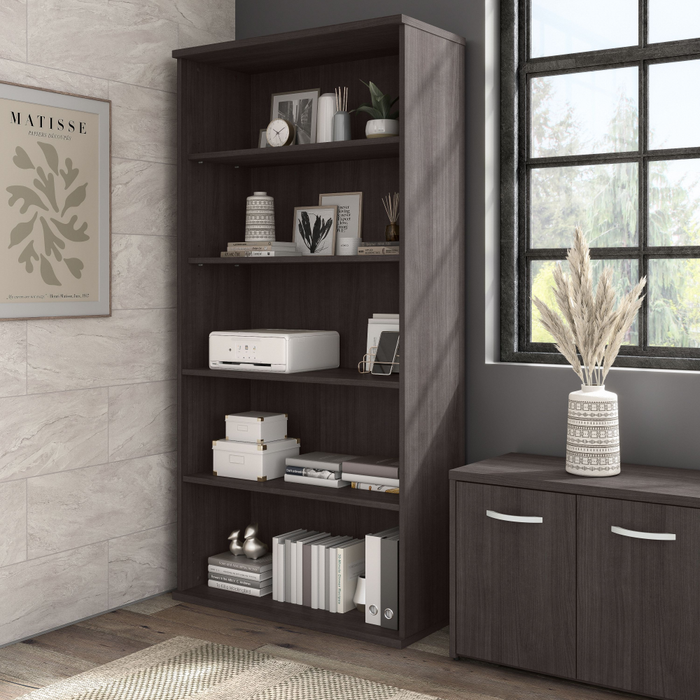 Hybrid Tall 5 Shelf Bookcase