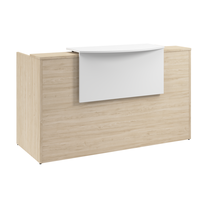 Arrive 72W x 30D Reception Desk with Counter and Mobile File Cabinet