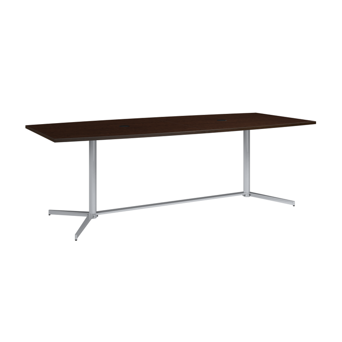 96-inch Office Conference Table with Metal Base