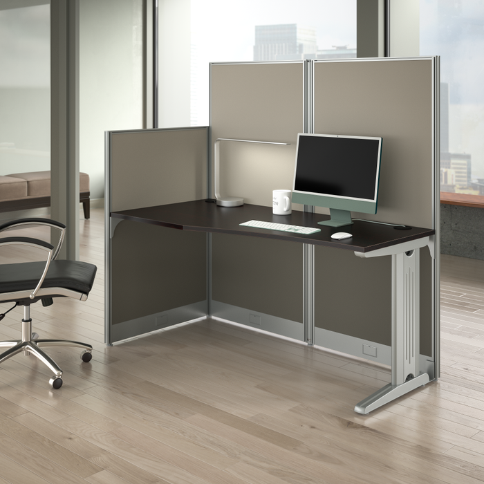 Office in an Hour 65W x 33D Straight Cubicle Desk