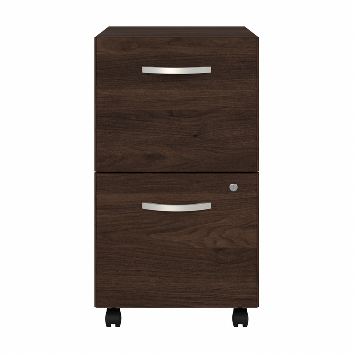 Hybrid 2 Drawer Mobile File Cabinet - Assembled