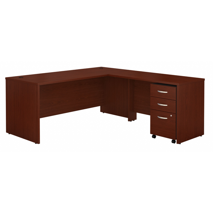 Series C 72W L Shaped Desk with 48W Return and Mobile File Cabinet