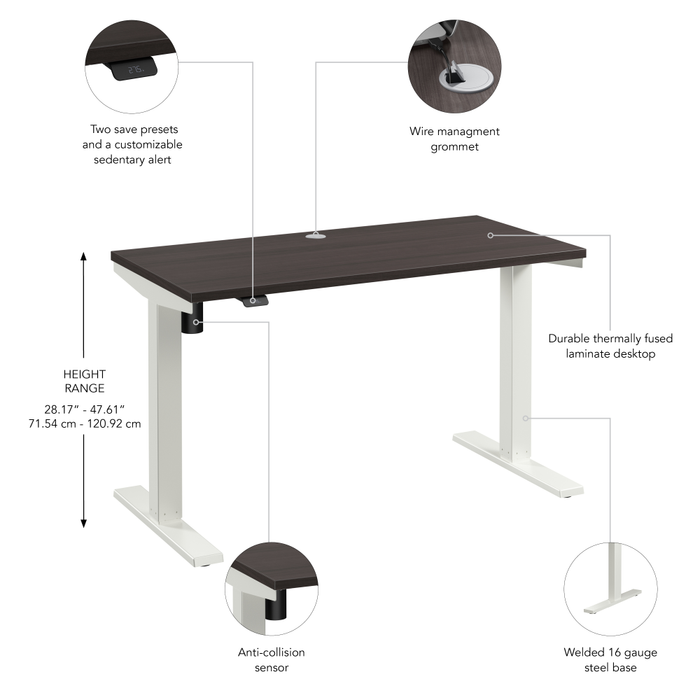 Move 40 Series 48W x 24D Electric Height Adjustable Standing Desk