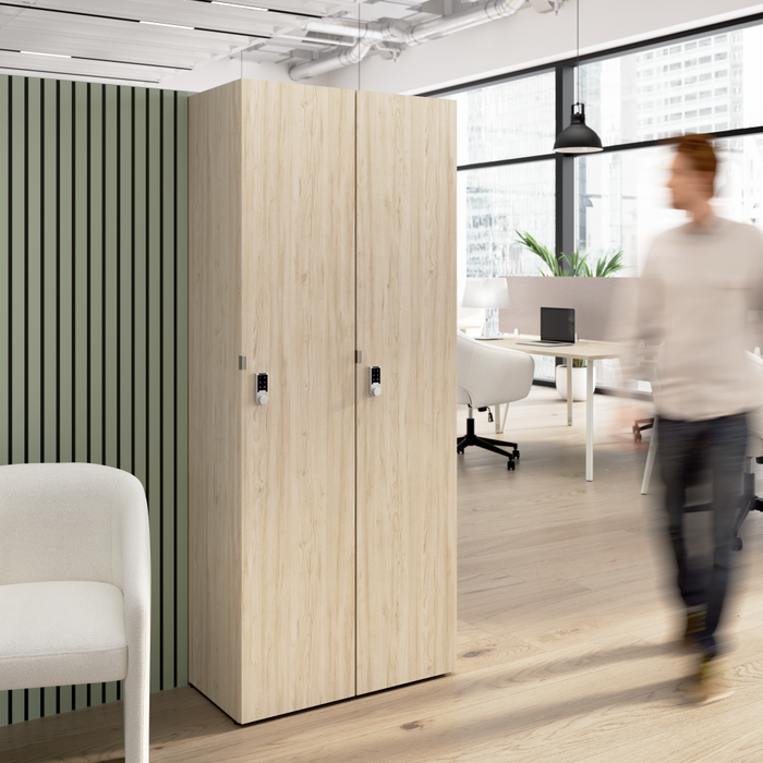 Assure Single Tier 2 Door Storage Locker with Keypad Locks