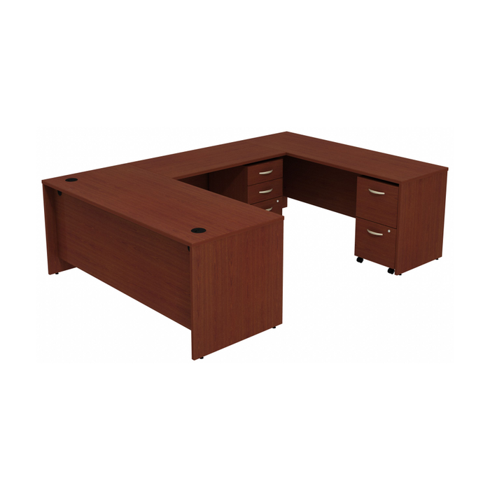 Series C U Shaped Desk with 2 Mobile Pedestals
