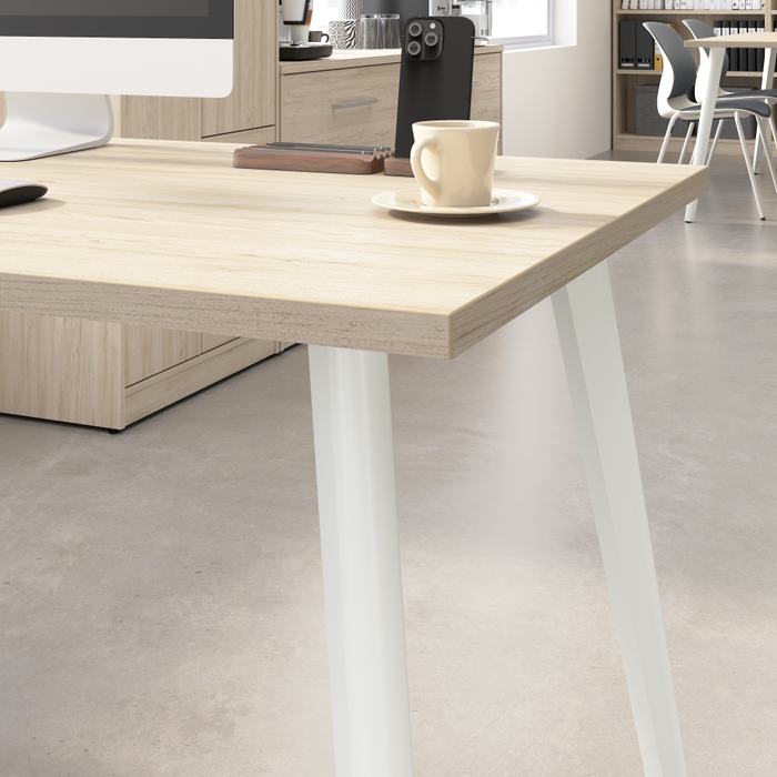 Vista 72W x 30D Computer Desk with Splayed Metal Legs