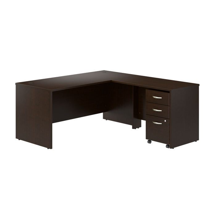 Series C 66W L Shaped Desk with 42W Return and Mobile File Cabinet