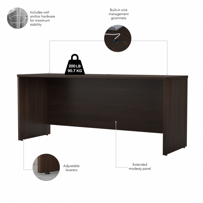 Studio C 72W x 24D Credenza Desk