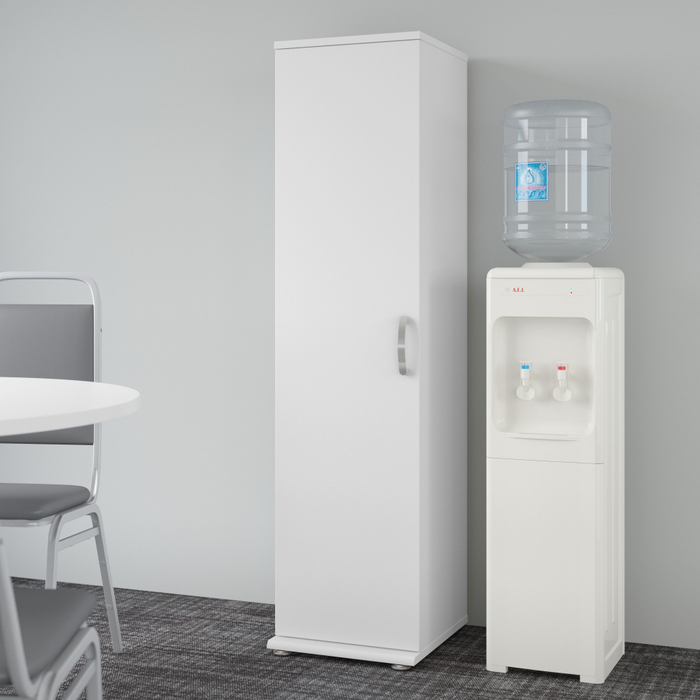 Universal Tall Narrow Storage Cabinet with Door and Shelves