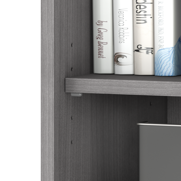 Studio A Tall 5 Shelf Bookcase with Doors