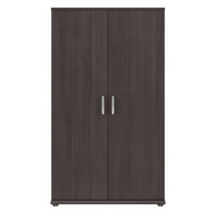 Universal Tall Storage Cabinet with Doors and Shelves