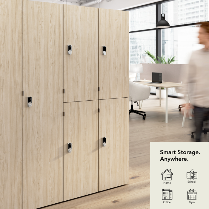 Assure Single Tier 2 Door Storage Locker with Keypad Locks