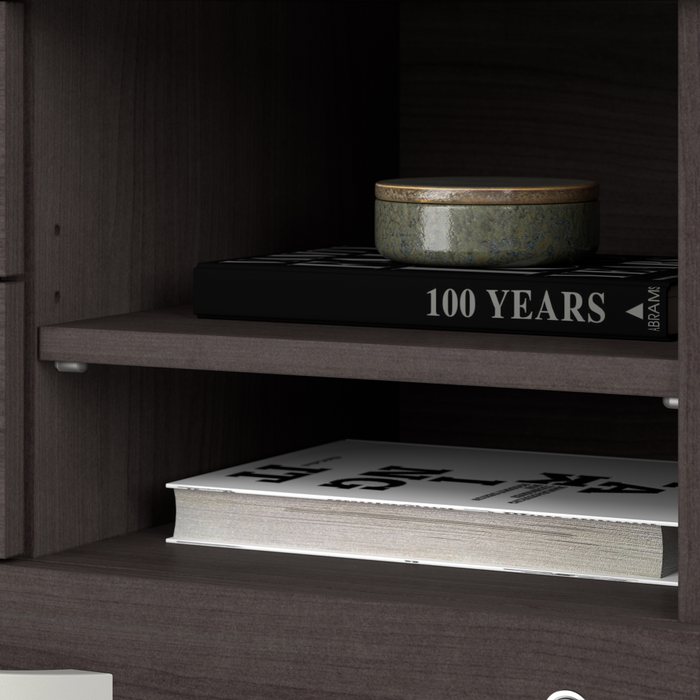 Studio C Office Storage Cabinet with Drawers and Shelves