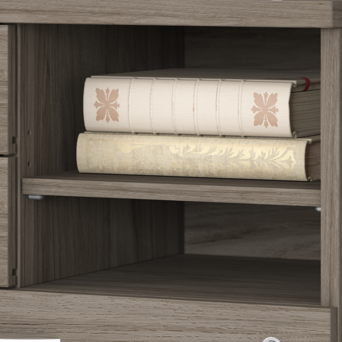 Studio C Office Storage Cabinet with Drawers and Shelves