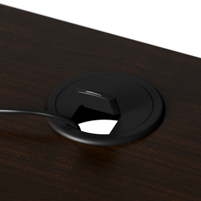 Arrive 72W x 30D Reception Desk with Shelf and Mobile File Cabinet