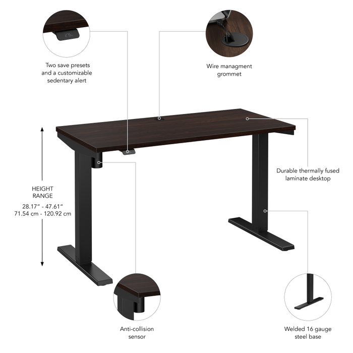 Move 40 Series 48W x 24D Electric Height Adjustable Standing Desk