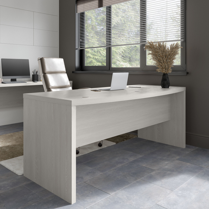 Echo 72W Bow Front Desk