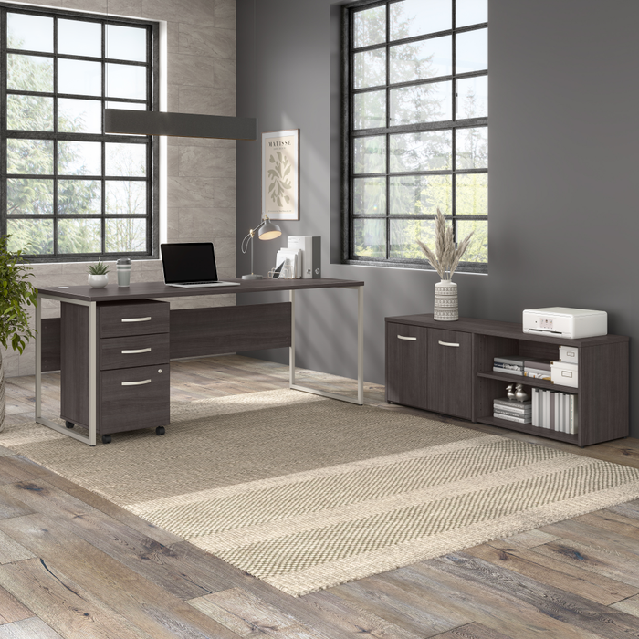 Hybrid 3 Drawer Mobile File Cabinet - Assembled