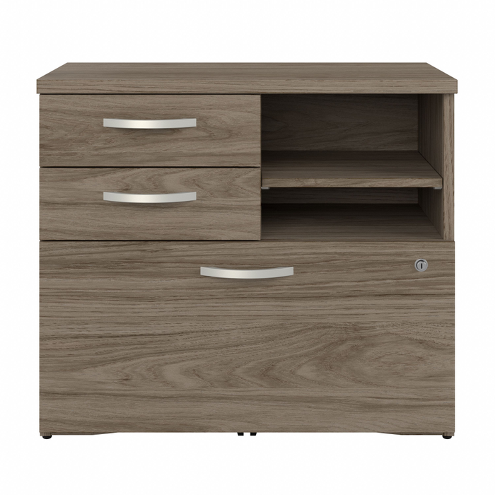 Studio C Office Storage Cabinet with Drawers and Shelves