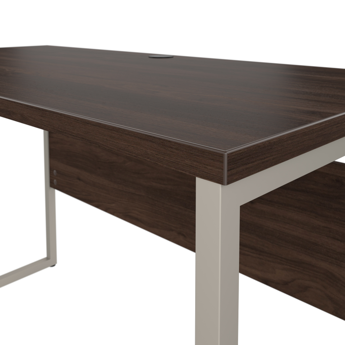 Hybrid 60W x 30D L Shaped Table Desk with Metal Legs