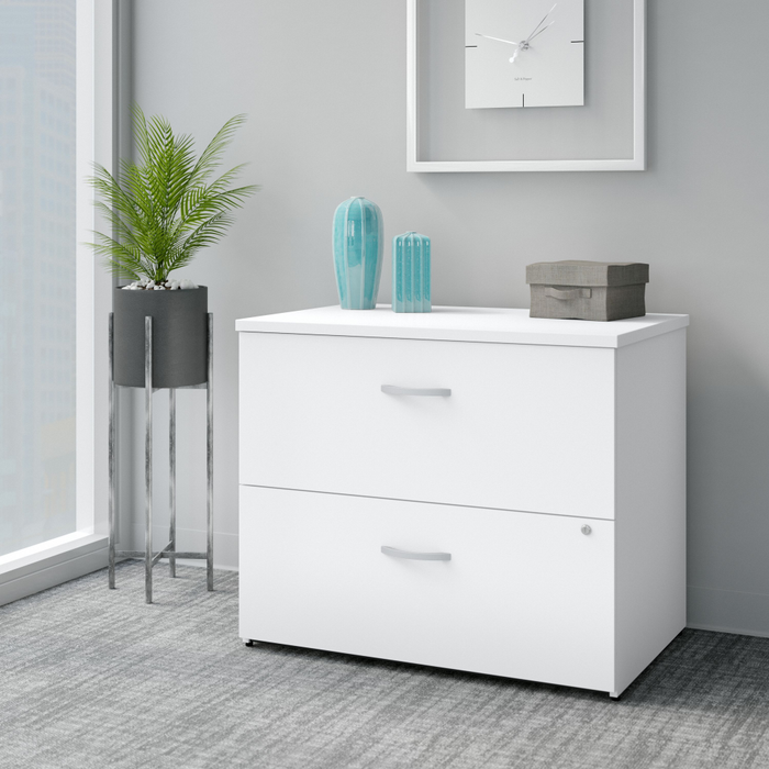 Easy Office 2 Drawer Lateral File Cabinet - Assembled