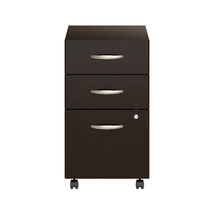 Arrive 3 Drawer Mobile File Cabinet - Assembled