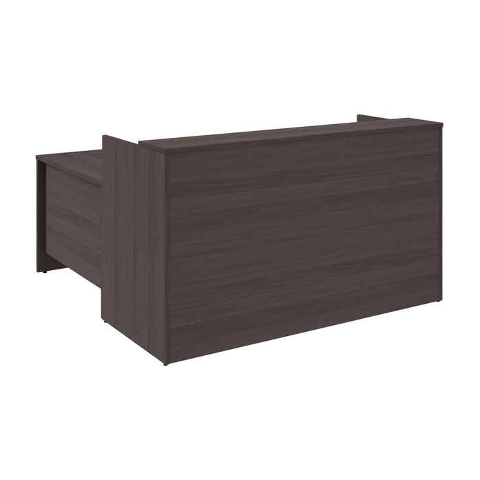 Arrive 72W x 72D L Shaped Reception Desk with Shelf