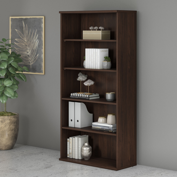 Studio C Tall 5 Shelf Bookcase