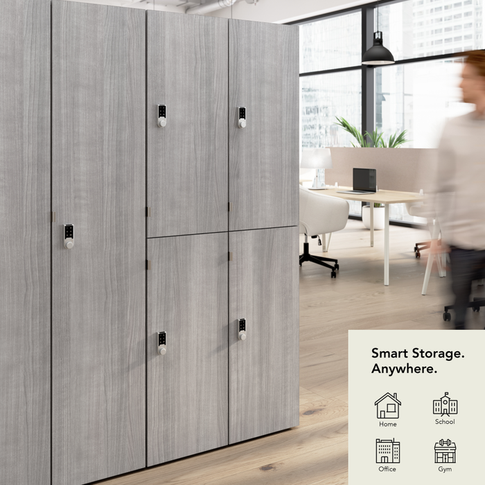 Assure Single Tier 2 Door Storage Locker with Keypad Locks